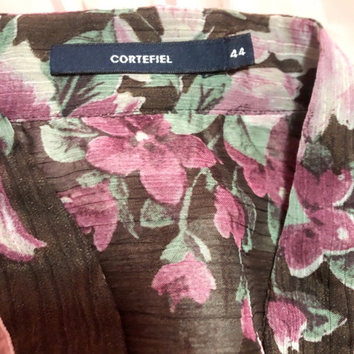 Cortefiel evening blouse with transparency like new