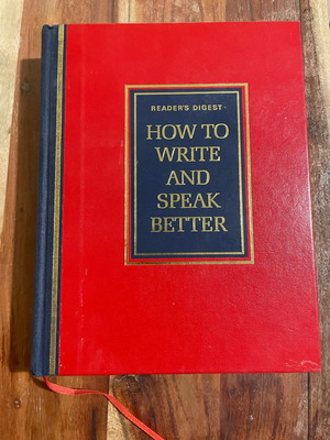 How to Write and Speak Better used book, hardcover, English
