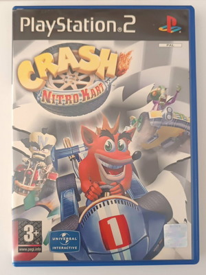Crash Nitro Kart PlayStation 2 game like new with manual