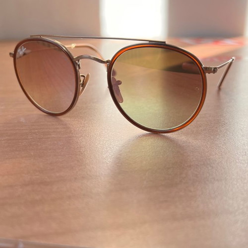 RayBan 3637-N women's sunglasses new, gold