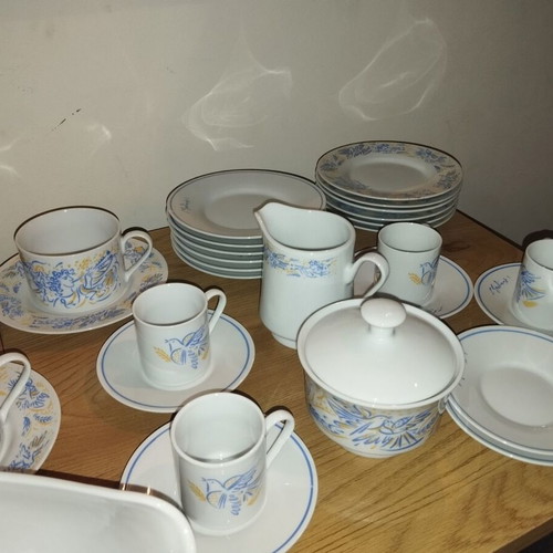 Tea set painted by G. Stathopoulos, like new