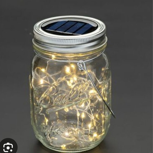 Solar decorative LED Mason Jar light new
