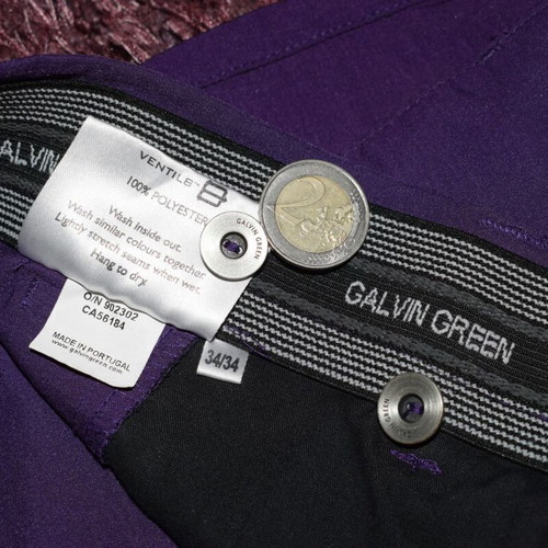 Galvin Green Ventil8 Golf Mens Trousers Size 34/34 like new, purple