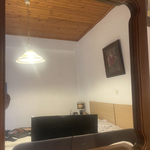 Mirror made of solid wood 100x86 cm