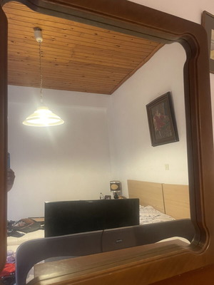 Mirror made of solid wood 100x86 cm