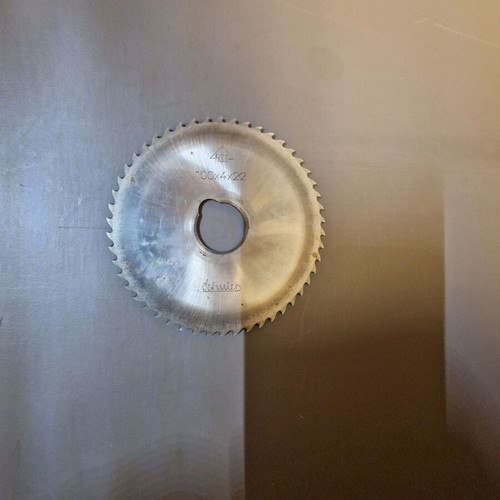 HSS cutting disc used, Φ100x4xΦ22 high-speed steel