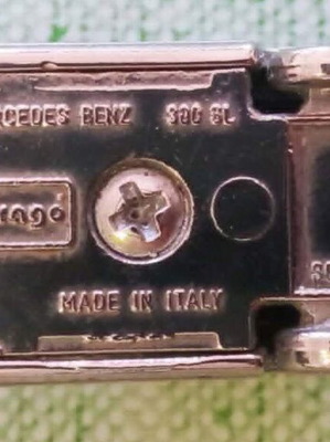 Mercedes Benz 300 SL Bburago vintage μεταλλικό μπρελόκ σαν καινούργιο, made in Italy
