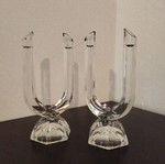 Crystal candlesticks like new