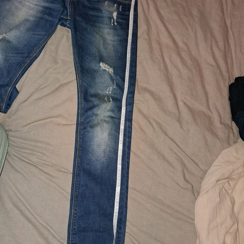 M. Sara modern mid-rise jeans like new, size 38 blue