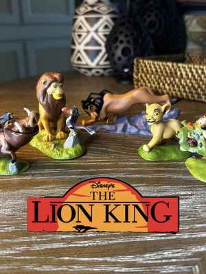Φιγούρες Lion King Disney σαν καινούργιο, σετ 5 αυθεντικών χαρακτήρων