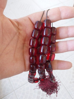 Komboloi bakelite used, 72 grams