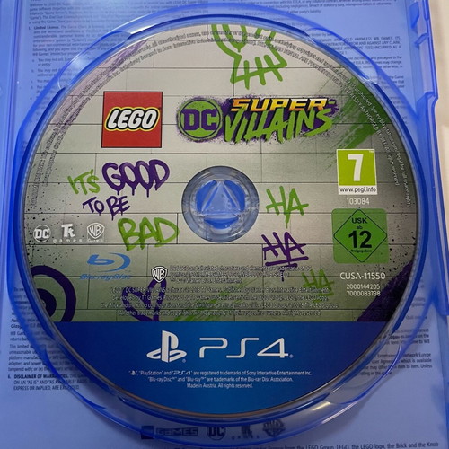 Lego DC Super Villains Deluxe Edition PS4 game used