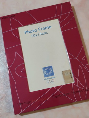 Olympic Games Athens 2004 frame new, red color