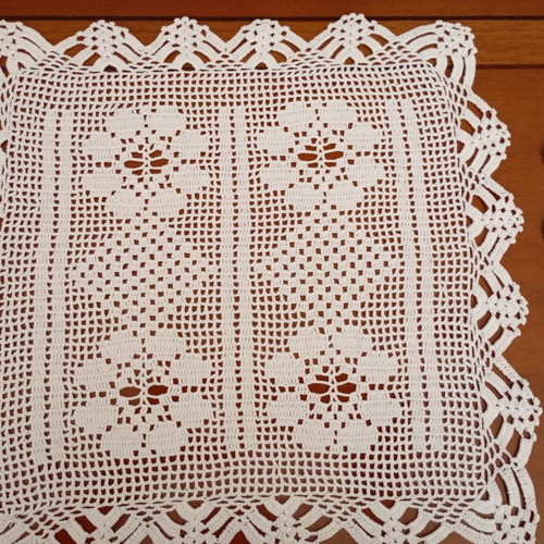 Set of handmade crochet linens new