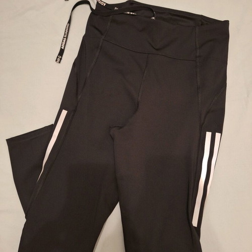 Adidas women's black leggings like new, sports with drawstring and hidden pocket