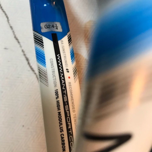 Mantis tennis racket used with case