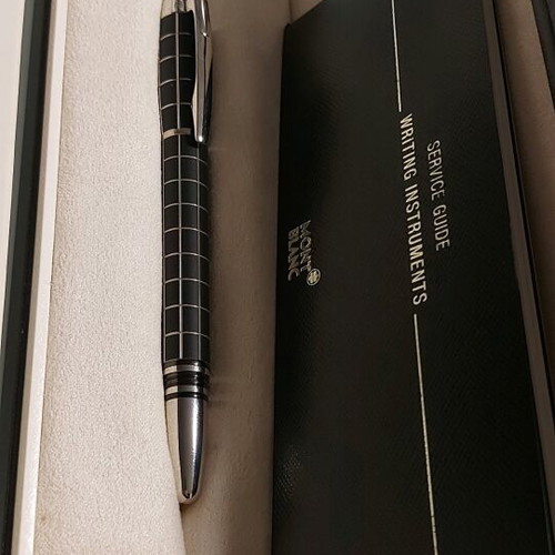 Mont Blanc Star Walker fineliner roller pen platinum new