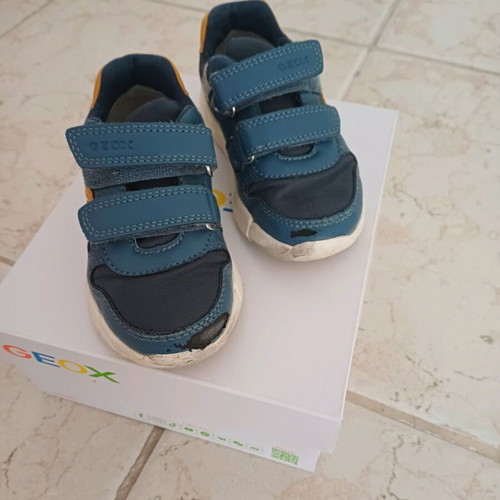 Geox athletic shoes used, size 25, waterproof, blue