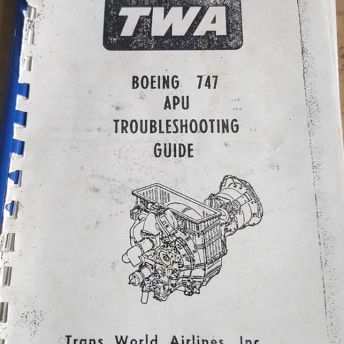 Boeing 747 APU Troubleshooting Guide used