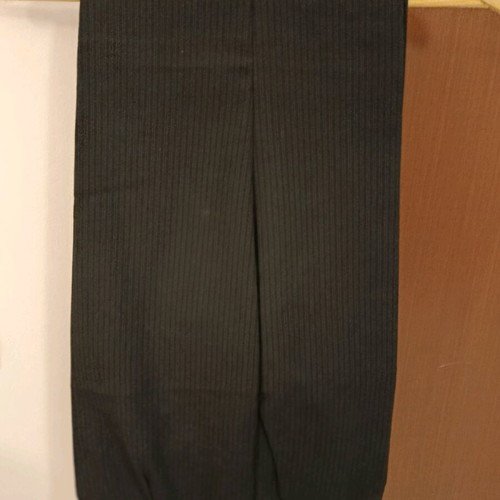 Marks & Spencer Tailoring men's pants new, black with stripes, slim fit, size Medium
