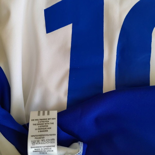 Vintage Greece National Team Euro 2004 Jersey Tsiartas #10 Adidas Replica like new