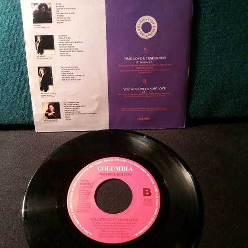M.Bolton Time, Love and Tenderness 7" used
