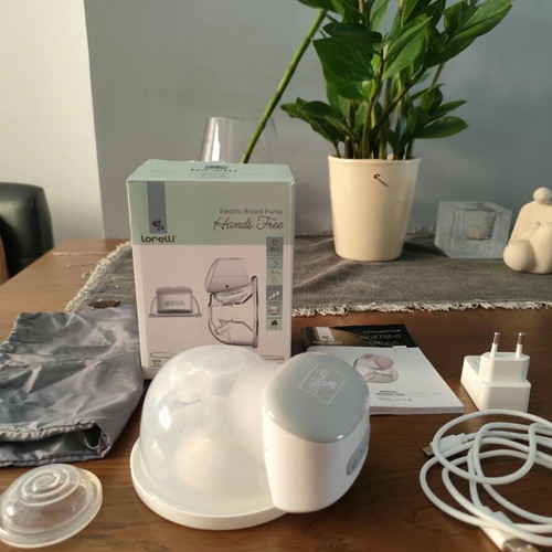Lorelli Hands Free electric single portable breast pump, grey