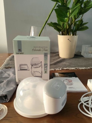Lorelli Hands Free electric single portable breast pump, grey
