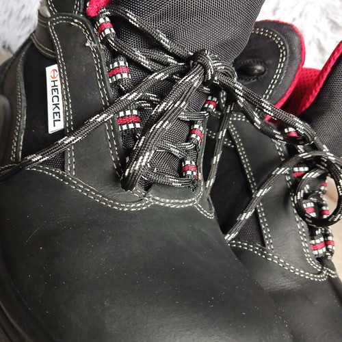 Heckel S3 SRC Safety Shoes Size 39 New Black Boots