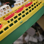 Plastic Cruise Ship Toy used, rare Greek 70s