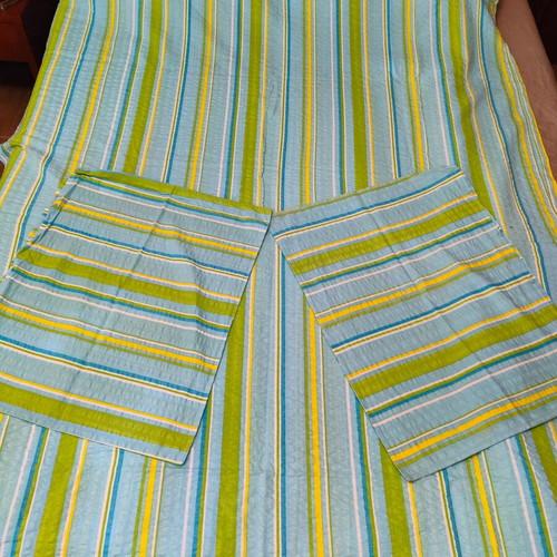 Striped duvet cover used 100% cotton with 2 pillowcases