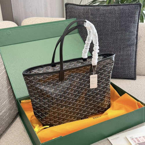 Goyard Canvas Artois PM τσάντες ώμου νέες, λευκό και πράσινο
