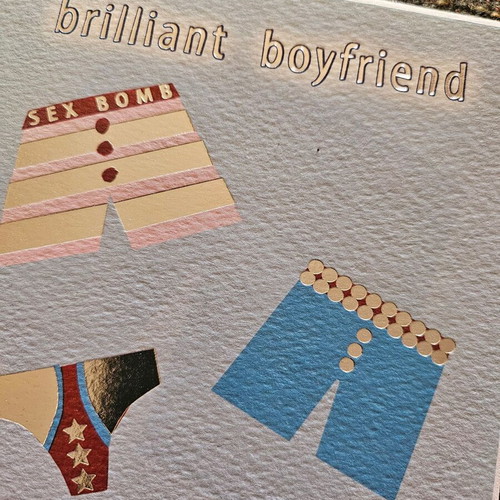 Brilliant Boyfriend greeting card new
