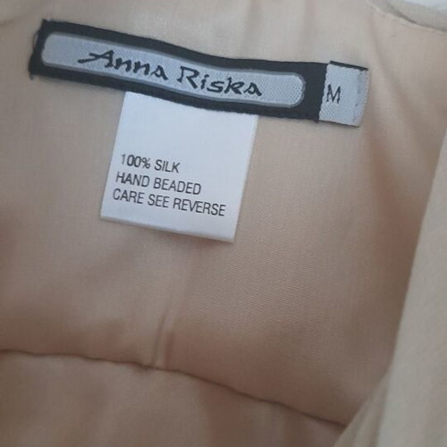 Anna Riska beige nude dress new, size M
