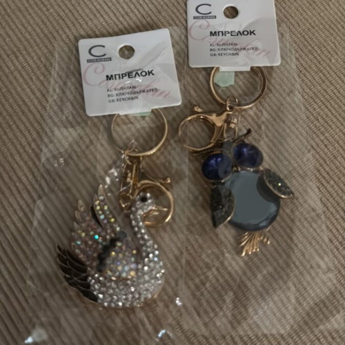 Keychains new, set of 2 pieces