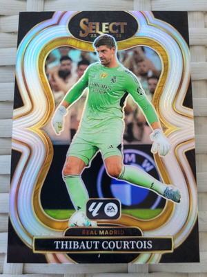 Panini Select La Liga 2025 26 Thibaut Courtois Mezzanine Level Silver Prizm like new