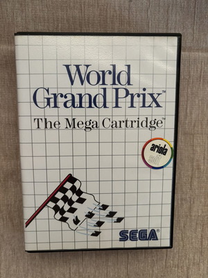 World Grand Prix Sega Master System game, complete