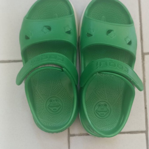 Panathinaikos slippers for boys, green, sizes 30-31