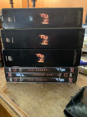 24 телевизионен сериал DVD като нов с субтитри