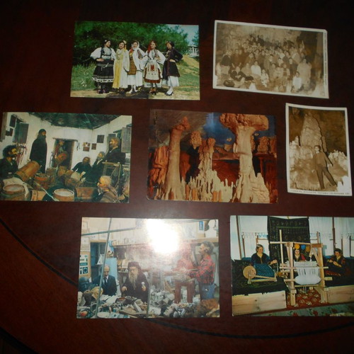 Ioannina 7 postcards used with Epirus and Metsovo themes