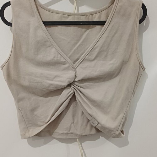 Pilates top like new, beige, size L