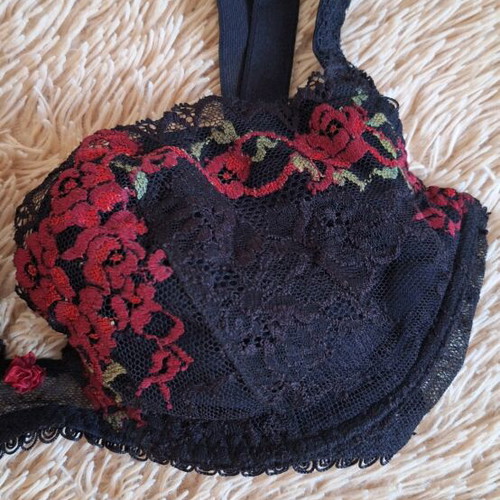 Lejaby bra new, black and red