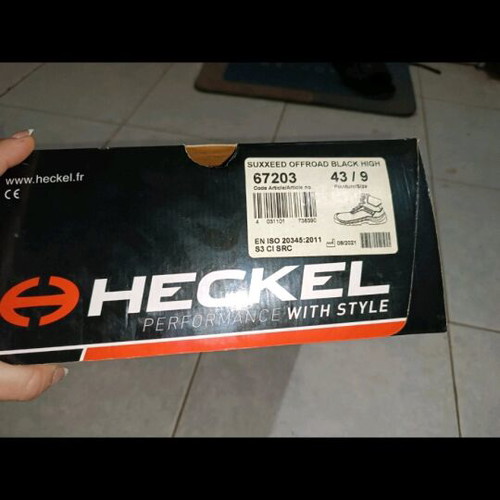Heckel SUXXEED OFFROAD HIGH S3 CI SRC safety boots new, size 43, black