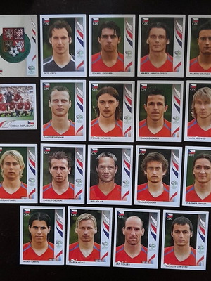 Panini World Cup 2006 Czech Republic sticker set