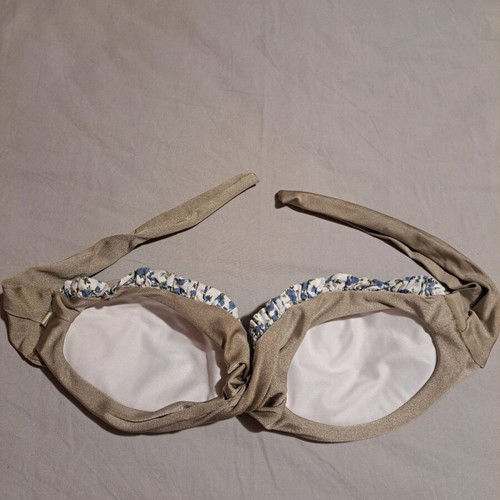 Strapless swimsuit like new, size S, beige
