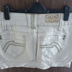 Stradivarius short skirt like new, beige, size S