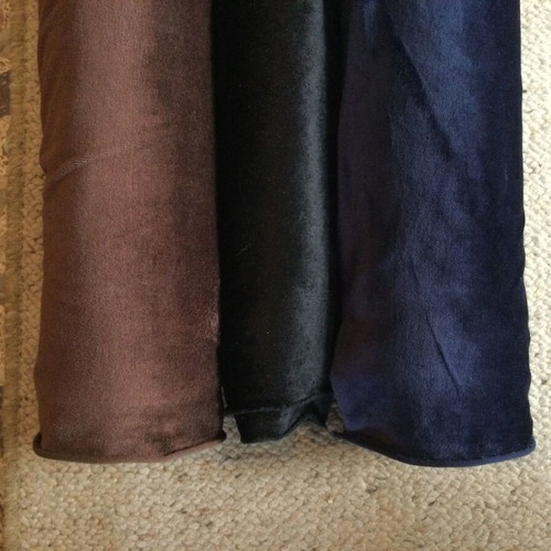 Velour stretch elastic fabrics new, pack 12m x 1.75m