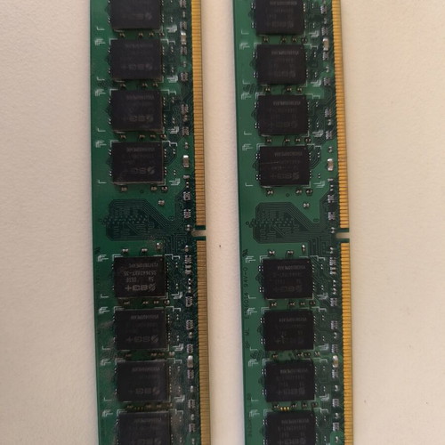RAM DDR2 memory 2x1GB like new