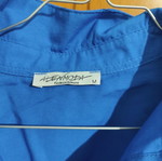 Blouse like new, fitted, blue