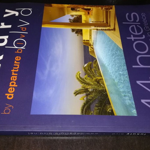 Luxury by Departure Blvd book used, Lux hotels catalog